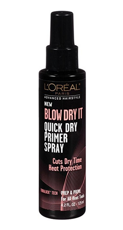 L'Oréal Paris Advanced Hairstyle BLOW DRY IT Quick Dry Primer Spray - A  Thrifty Mom - Recipes, Crafts, DIY and more