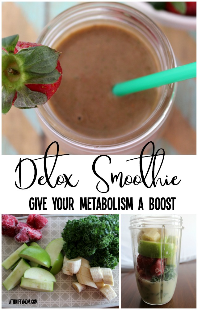 Detox smoothie, boost your metabolism