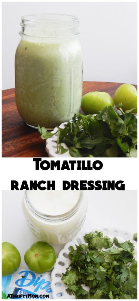 Tomatillo ranch dressing