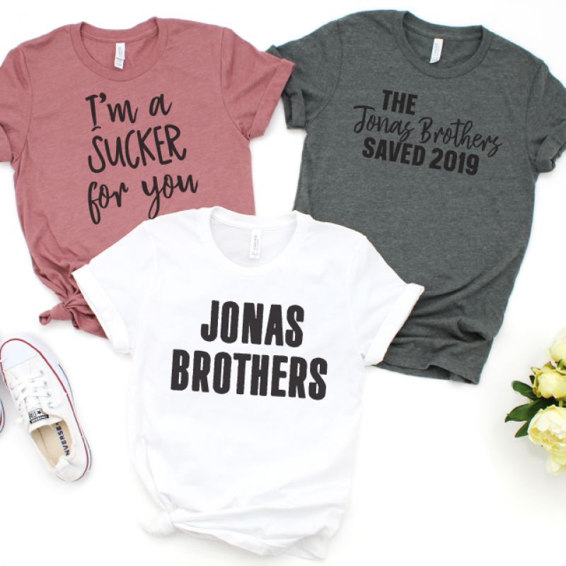 Jonas Brothers tees 6 styles