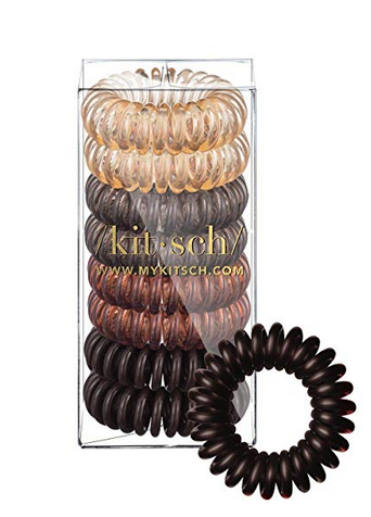Phone Cord No Trace Spiral Hair Ties Invisibobble 6PC Set Details about   Clear Hair Coils