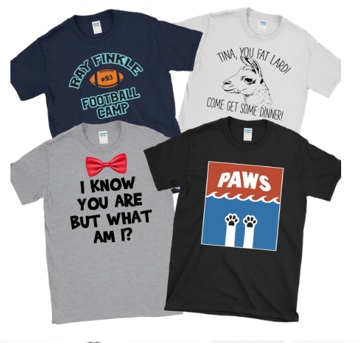 Funny movie inspired tees