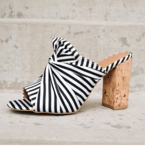 Slip on heels 4 styles