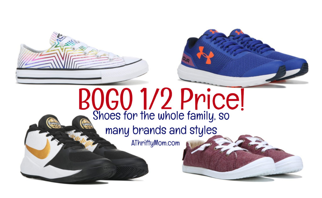 BOGO 1/2 off shoes for the family - A 