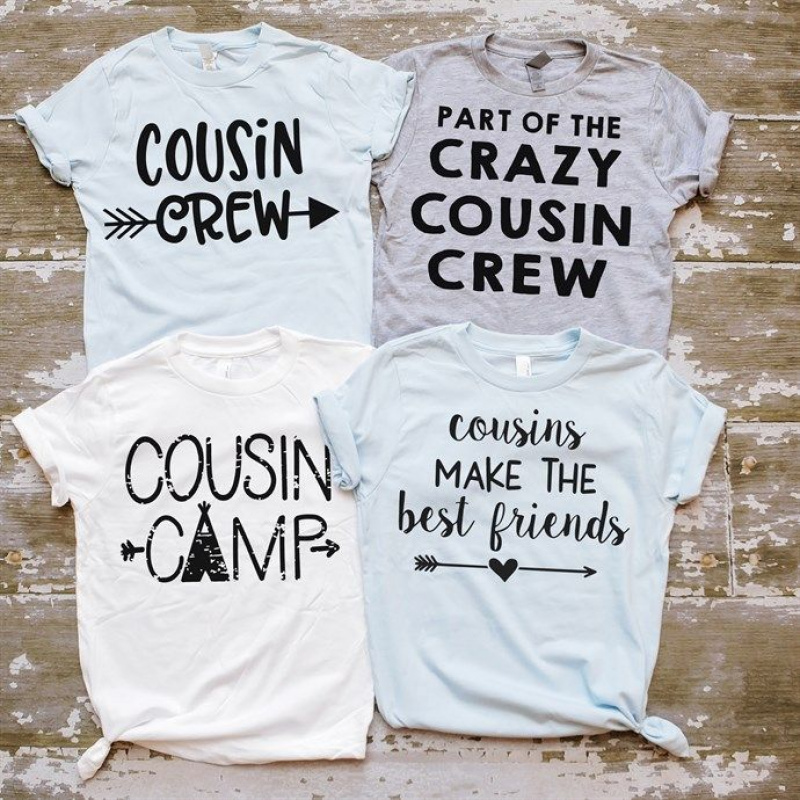 Cousin crew tees kids to adult