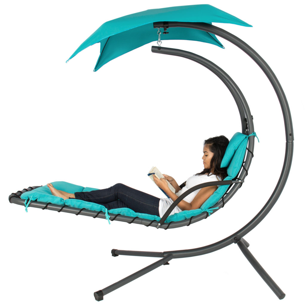 Hanging chaise lounge chair