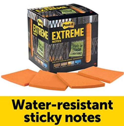 Post it extreme sticky notes