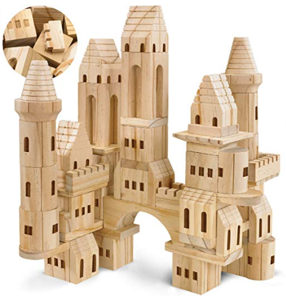 This image has an empty alt attribute; its file name is FAO-Schwarz-Medieval-Knights-Princesses-Wooden-Castle-Building-Blocks-75-Piece-Set.png