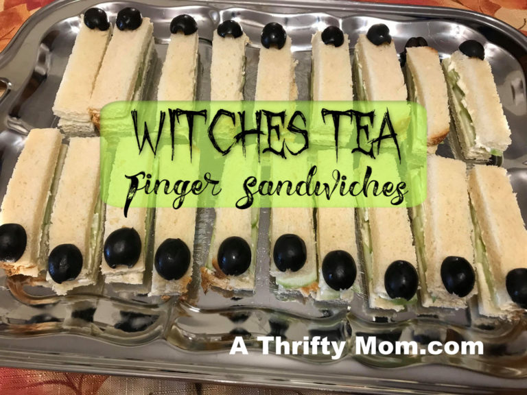 Witches Tea Finger Sandwiches