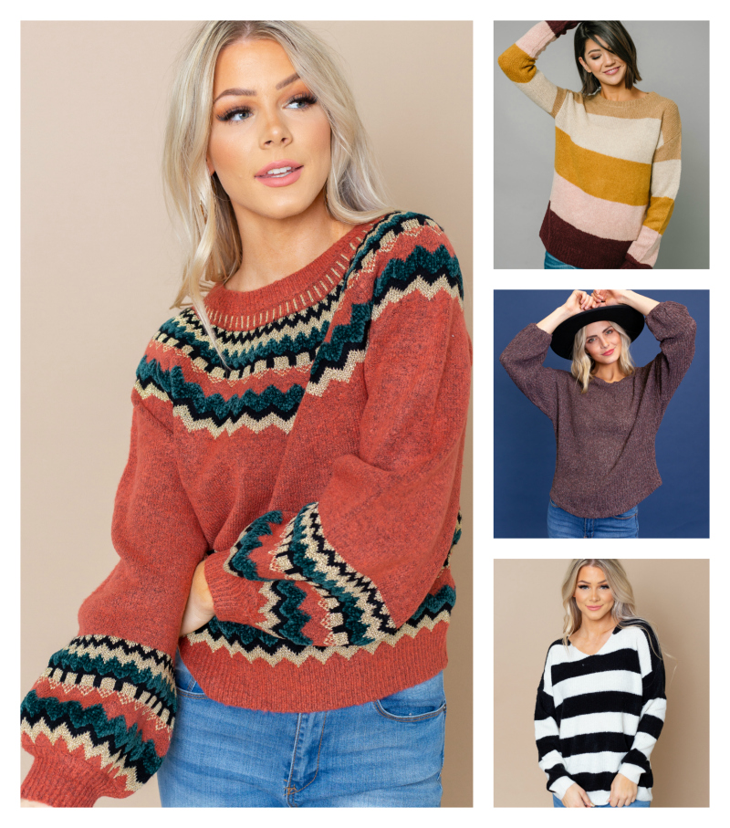 Sweaters half off with code