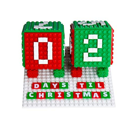 Building bricks Christmas countdown