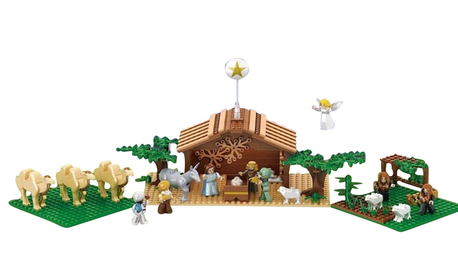 Nativity building bricks
