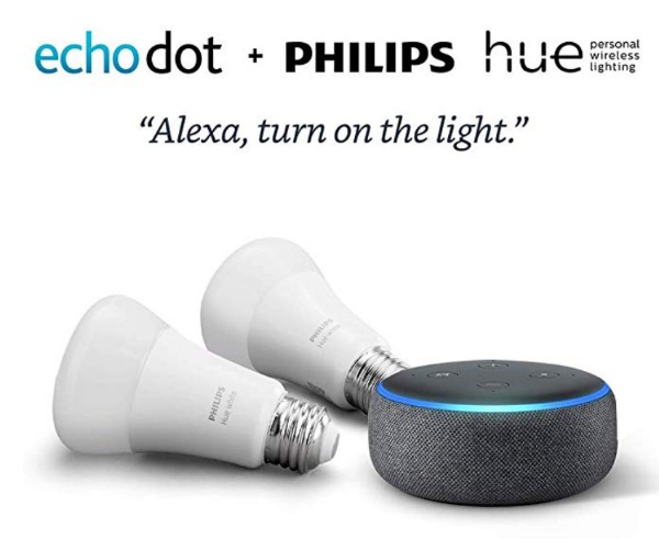 Echo bundle with 2 smart bulbs