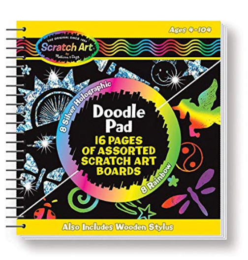 Scratch Art Doodle Pad Book
