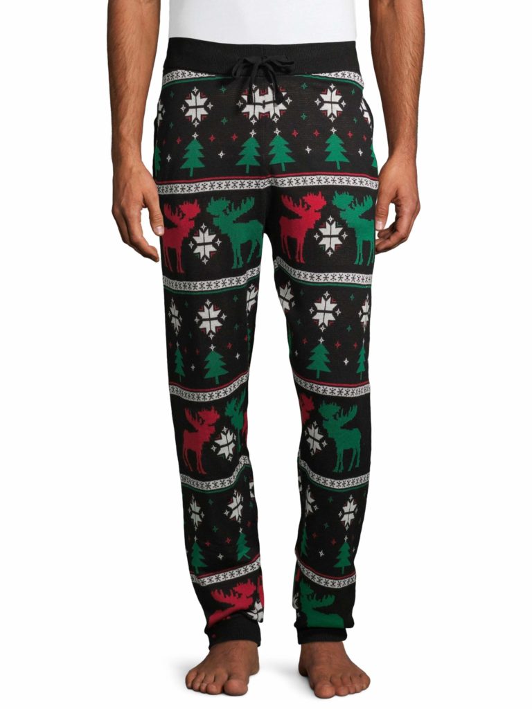 Men's Christmas joggers clearance