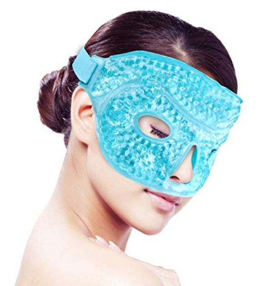Hot and cold therapy eye mask