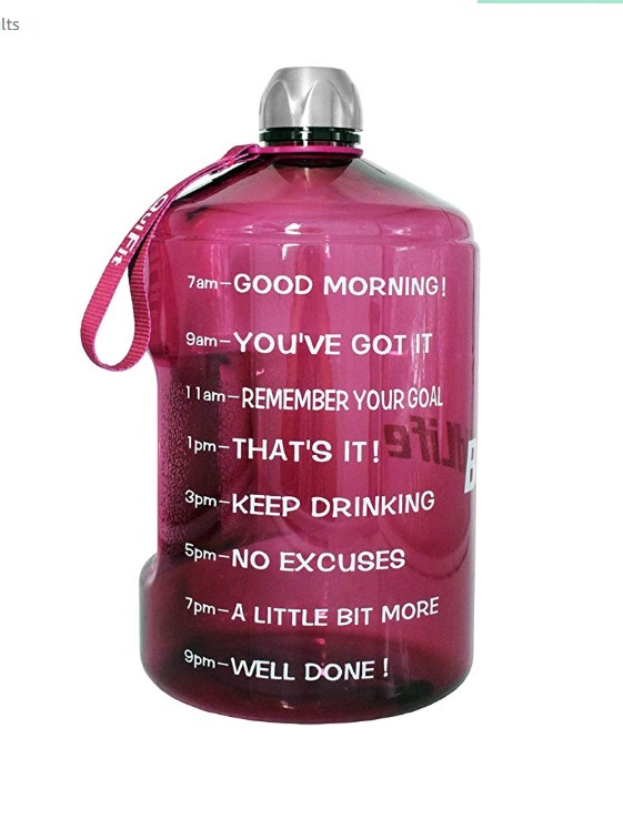 Simple Modern 84 Oz. Summit Water Bottle - Large Stainless Steel Half  Gallon Flask with 2 Lids - Wide Mouth Double Wall Vacuum Insulated Pink  Leakproof -Blush Pink 