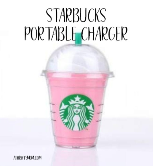 Starbucks portable charger