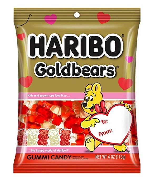 Valentine gummy bears