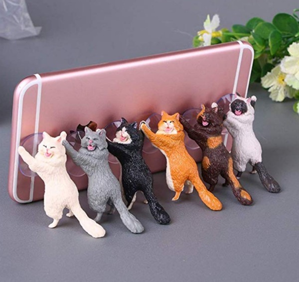 Cat phone holder