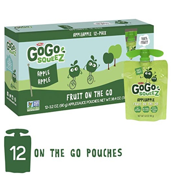 Gogo squeeze applesauce pouches