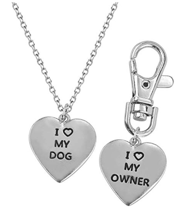 Owner and dog necklace set