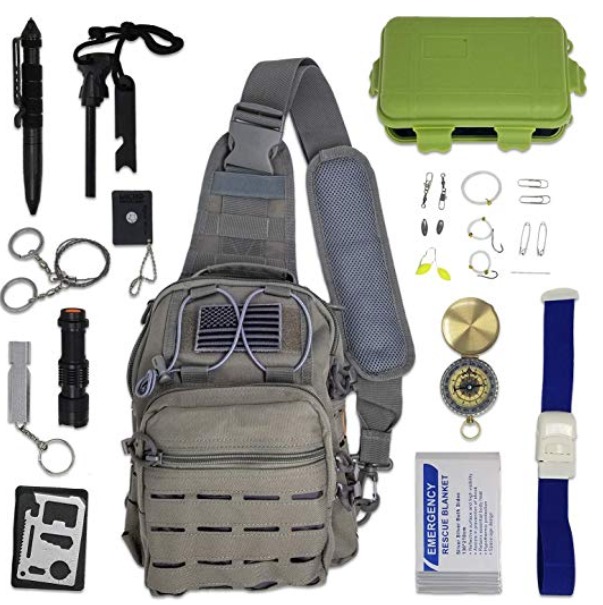 Tactical bag with emergency supplies