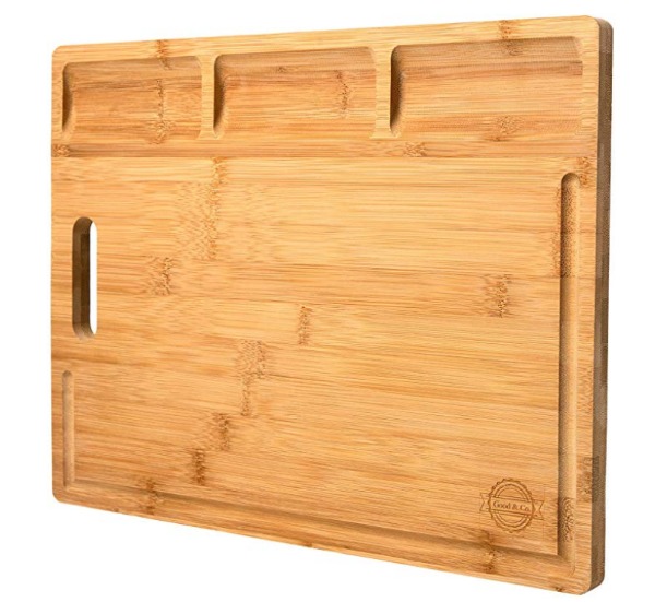 Bamboo charcuterie/cutting board