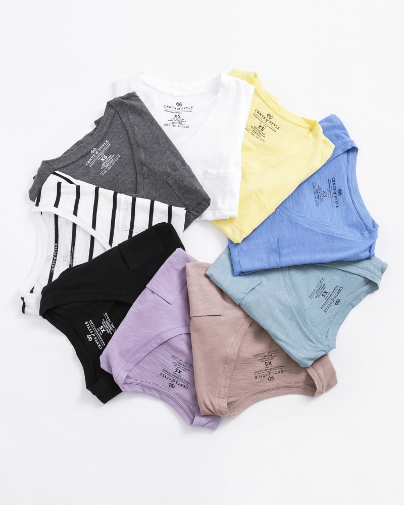 Relaxed vneck tee just $16.99