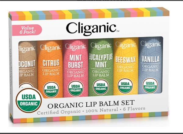 Organic lip balm set
