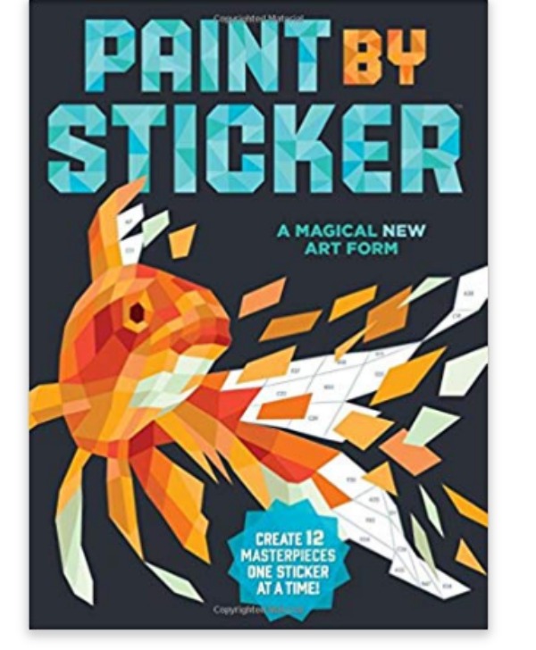 Paint by sticker activity books