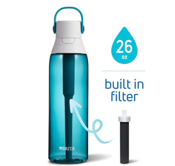 Filtered water bottle