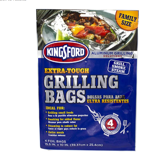 Kingsford grilling bags