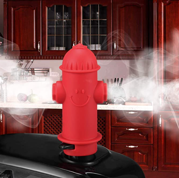 Fire hydrant steam diverter for pressure cookers