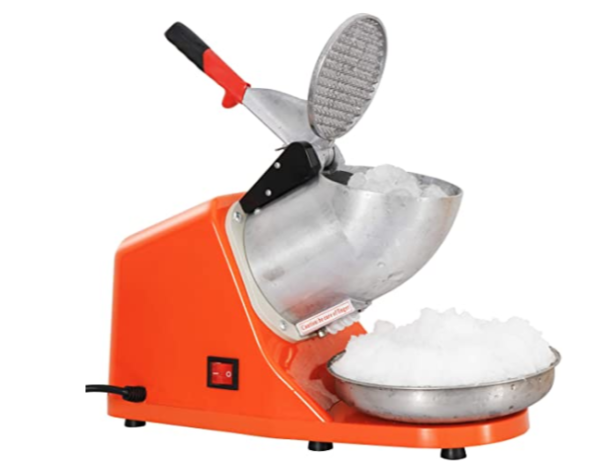 Stainless steel electric snow cone maker