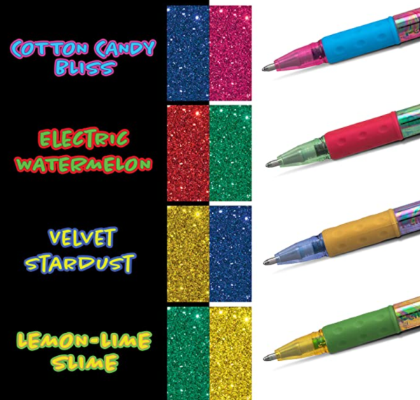80 Colors Glitter Gel Pens, 40 Colors Glitter Gel Pen Set with 40