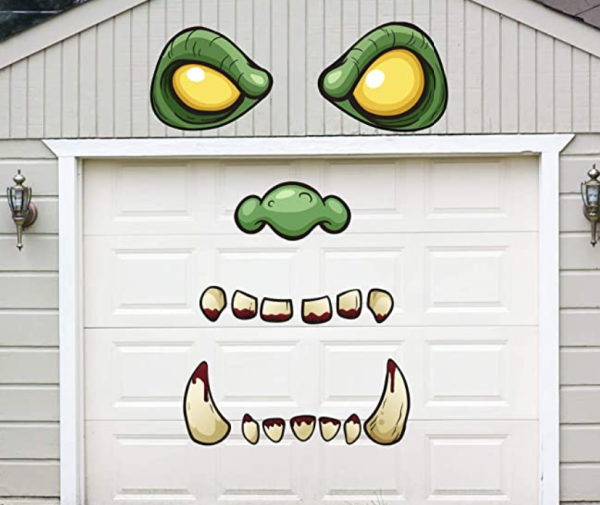 Halloween monster face for home or garage