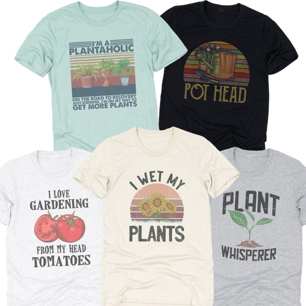 Funny plant tees
