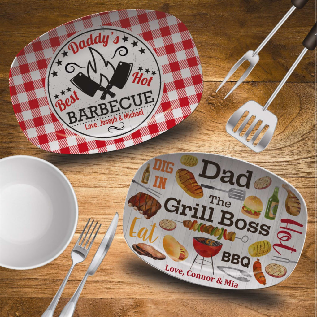 Personalized bbq platters