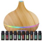 Ultimate-Aromatherapy-Diffuser-Essential-Oil-Set-Ultrasonic-Diffuser-Top-10-Essential-Oils-400ml-Diffuser-with-4-Timer-7-Ambient-Light-Settings-Therapeutic-Grade-Essential-Oils-Lavender
