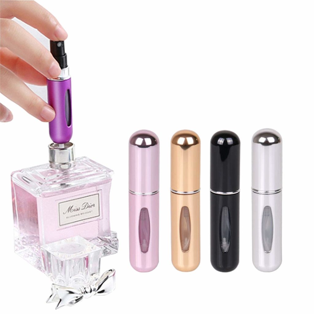 Mini refillable perfume atomizer