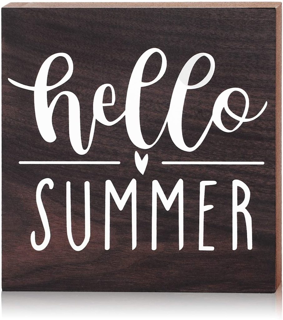 Hello summer sign