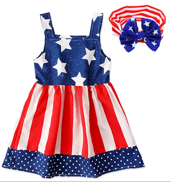 American flag baby/toddler dress