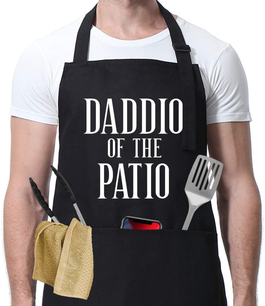 Grilling apron for dad