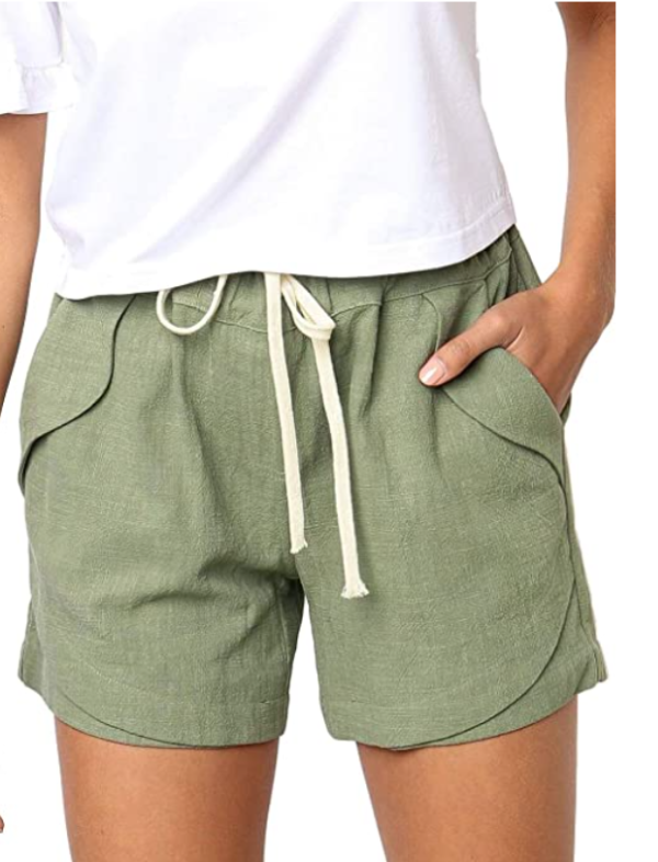 Women's casual drawstring shorts