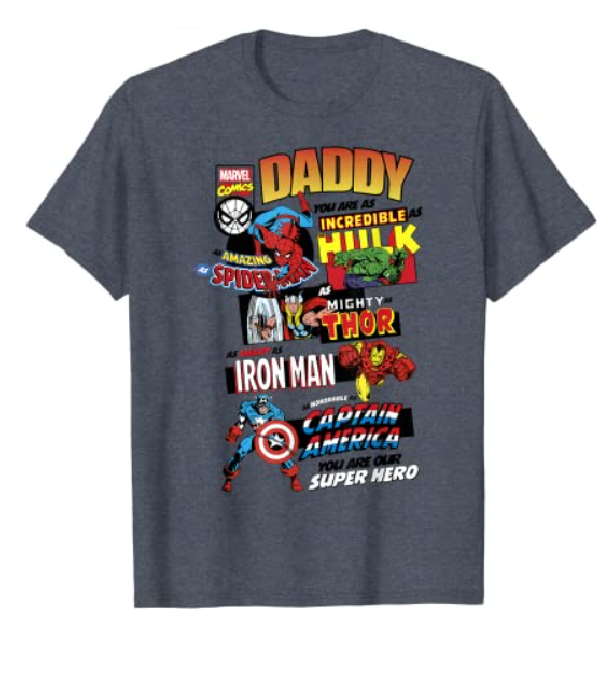 Marvel dad shirt