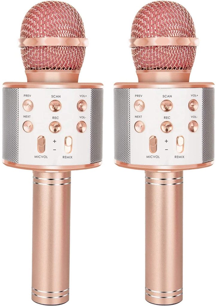 2 pack karaoke microphones
