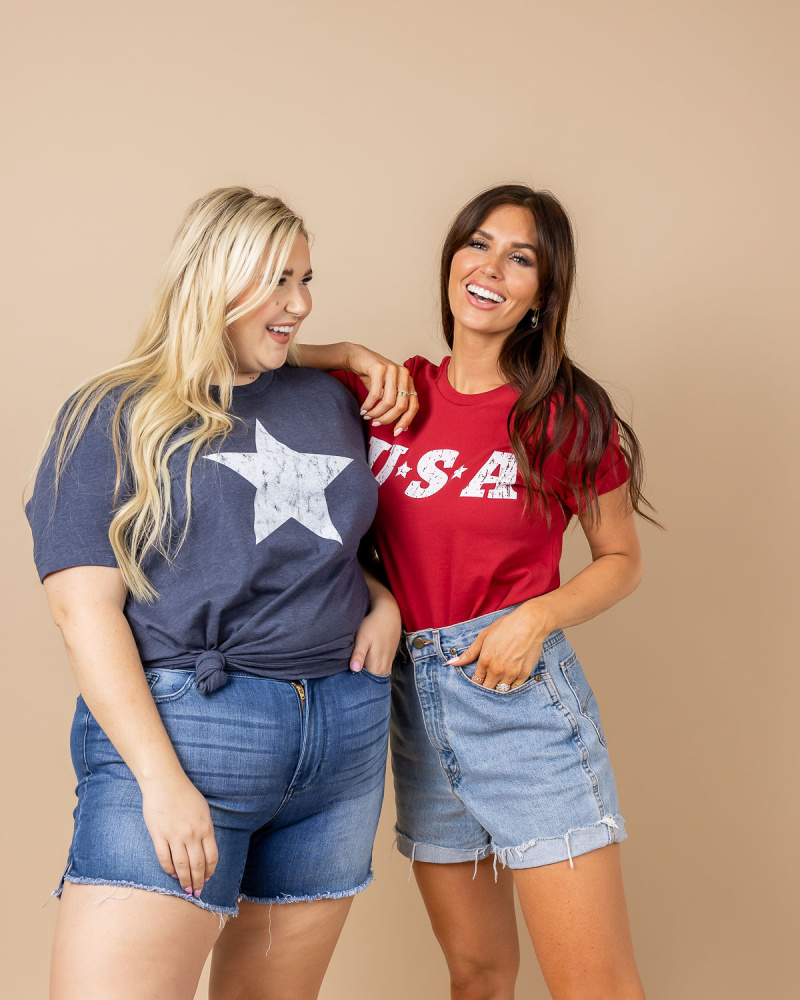 Star spangled graphic tees