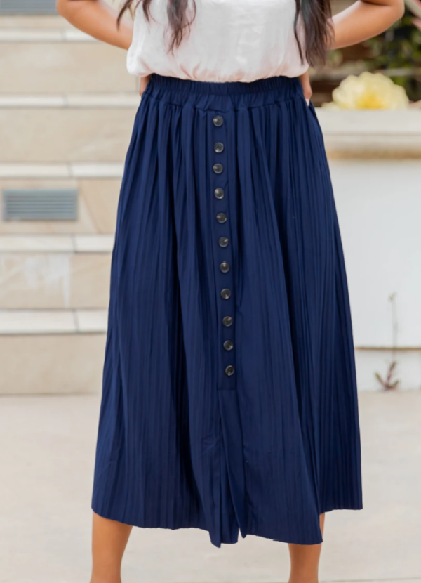 The Reed pleated skirt