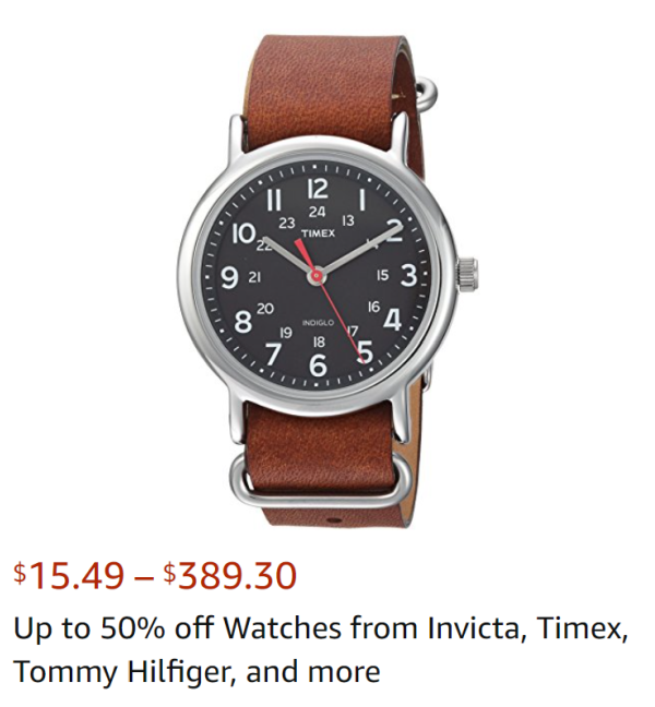 Save on watches today
